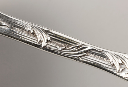 Tiffany Sterling Silver Indian Chrysanthemum Soup Ladle